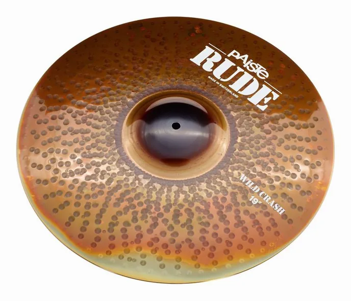 Paiste 19" Rude Wild Crash, sur fond neutre