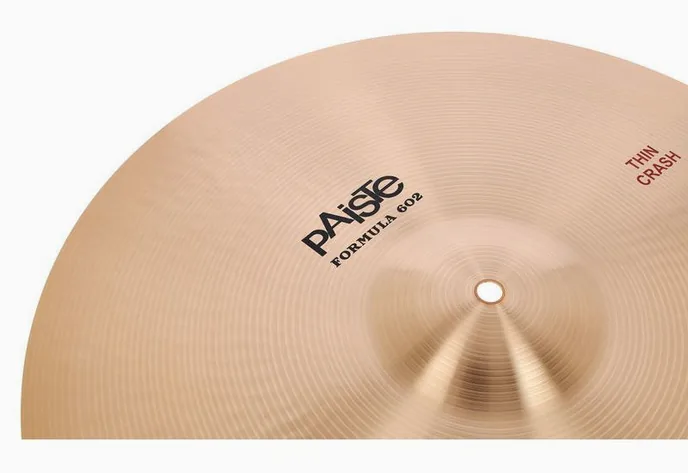 Paiste 19" Thin Crash 602 Series, vue de face, photo 2