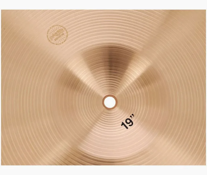 Paiste 19" Thin Crash 602 Series, vue de trois quarts, photo 4