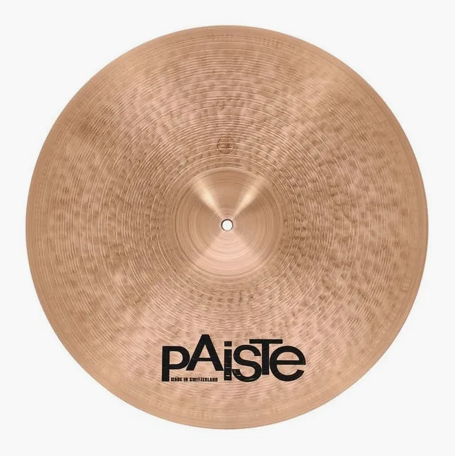 Paiste 20" 2002 Black Big Beat Cymbal, vue de face, photo 3