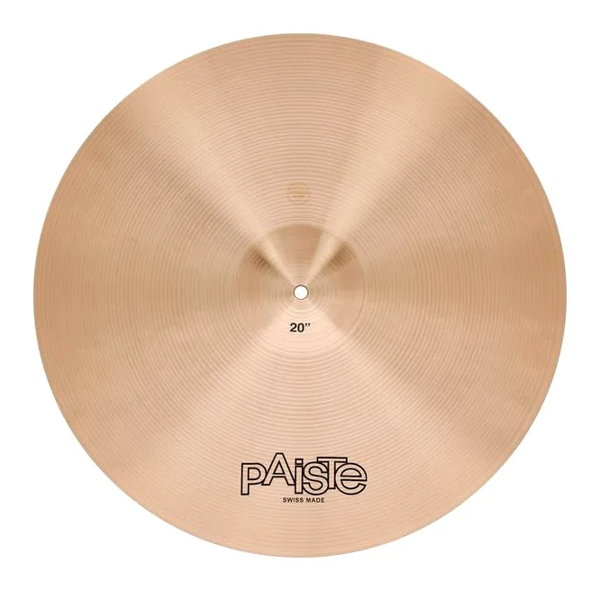 Paiste 20" 602 Medium Crash, vue de trois quarts, photo 2