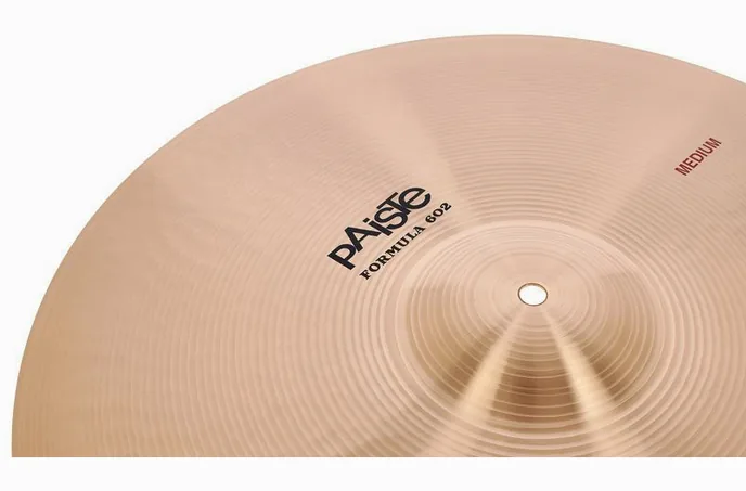 Paiste 20" 602 Medium Crash, vue de dessus, photo 3