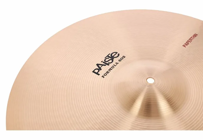 Paiste 20" 602 Paperthin Crash, vue de face, photo 3