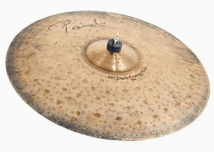 Paiste 20" Signature Dark Energy MK1, de face sur fond neutre
