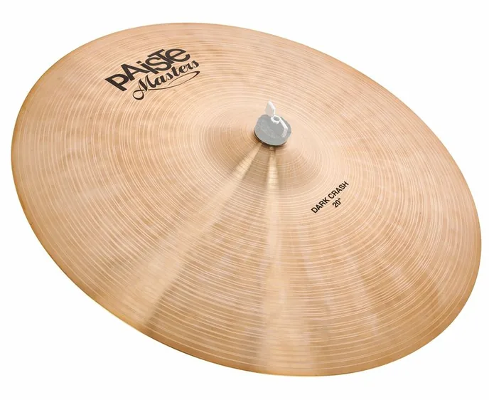 Paiste 20" Masters Dark Crash, sur fond neutre