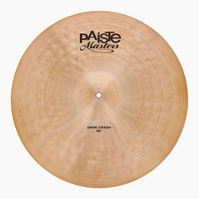 Paiste 20" Masters Dark Crash, vue de près, photo 2