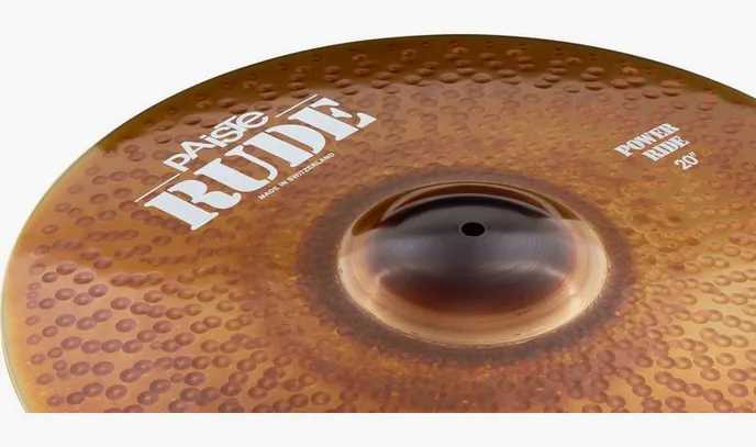 Paiste 20" Rude Power Ride, vue de profil, photo 3