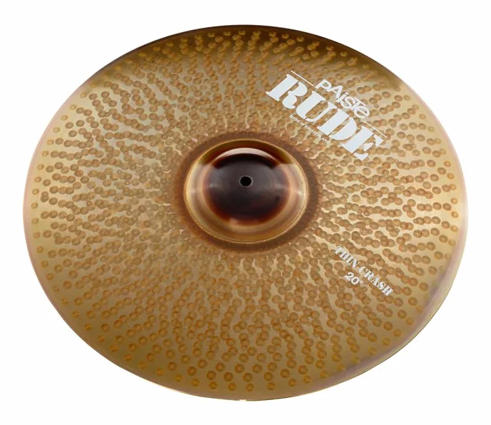 Paiste 20" Rude Thin Crash, vue de près, de face