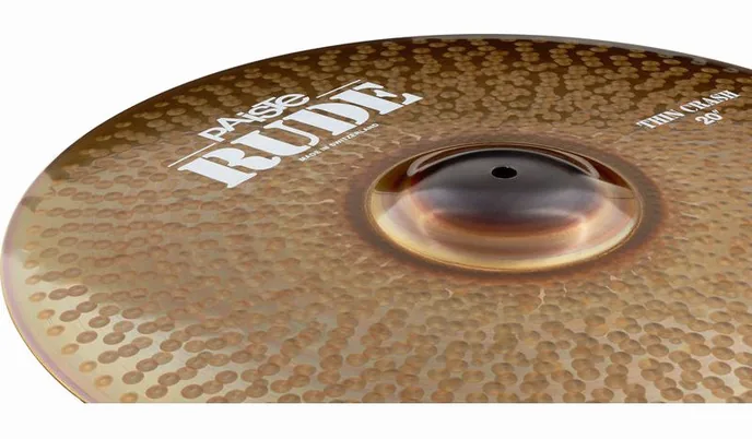 Paiste 20" Rude Thin Crash, vue de près, photo 3