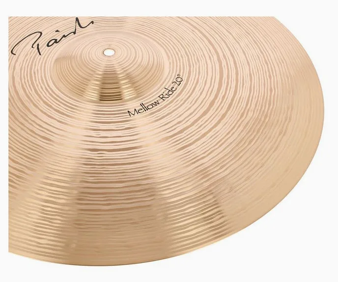 Paiste 20" Signature Mellow Ride, sur fond neutre, photo 4