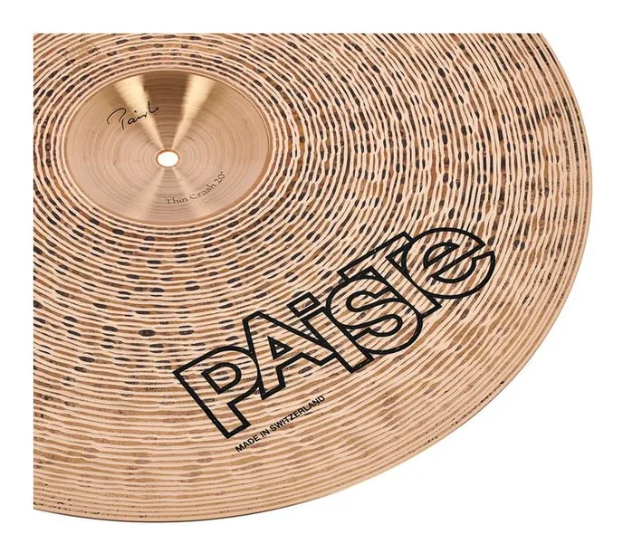 Paiste 20" Traditional Thin Crash, vue de près, photo 4