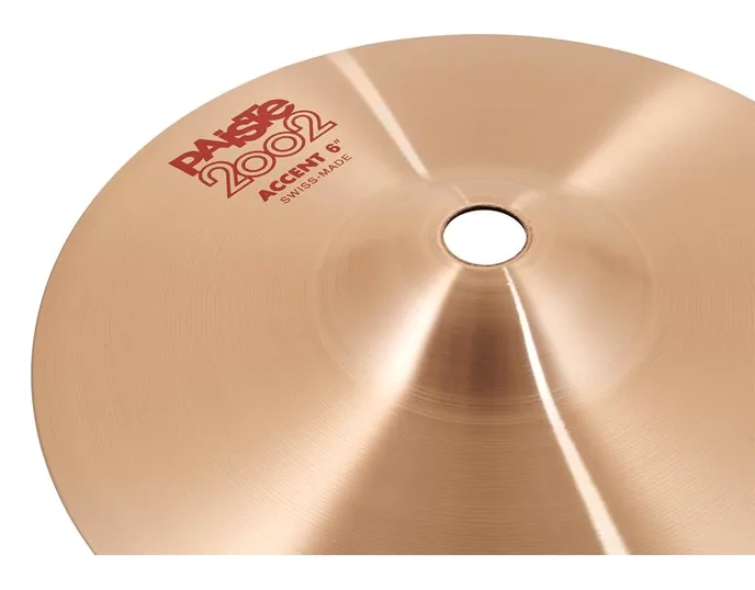 Paiste 2002 06" Accent Cymbal, vue de profil, photo 4