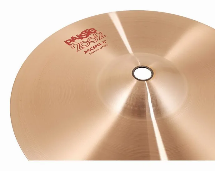 Paiste 2002 08" Accent Cymbal, vue de près, photo 3