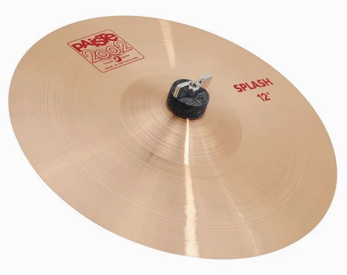 Paiste 2002 Classic 12" Splash, de face sur fond neutre