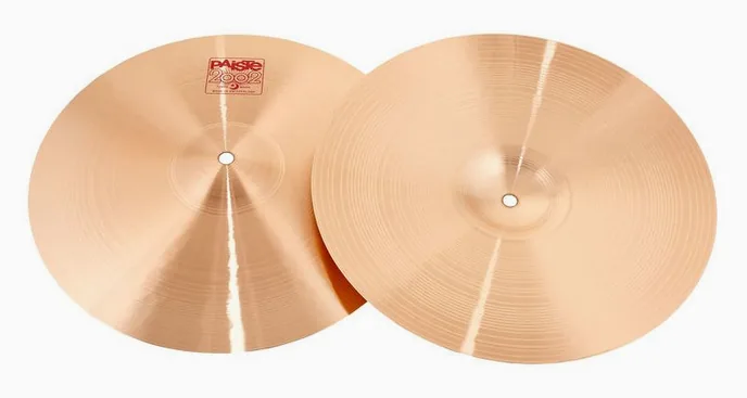 Paiste 2002 Classic 14" Medium Hi-Hat, vue de près, photo 3