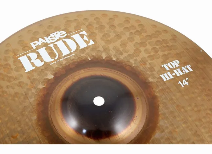 Paiste 14" Rude Hi-Hat, vue de profil, photo 4