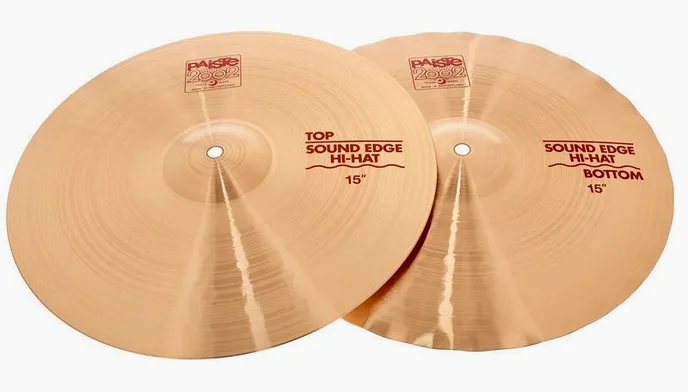 Paiste 2002 Classic 15" Sound Edge HH, vue de face, photo 2