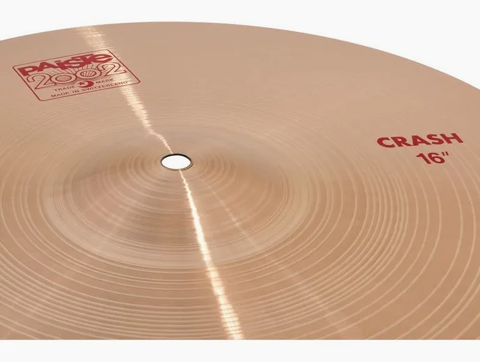 Paiste 2002 Classic 16" Crash, vue de près, photo 4