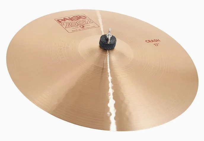 Paiste 2002 Classic 17" Crash, vue de près, de face