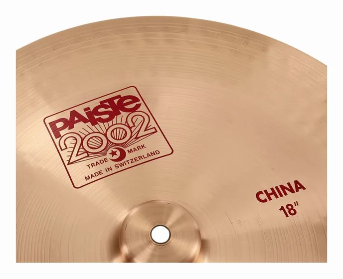 Paiste 2002 Classic 18" China, vue de dessus, photo 3