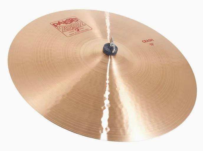 Paiste 2002 Classic 19" Crash, de face sur fond neutre