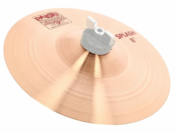 Paiste 2002 Classic 08" Splash, sur fond neutre