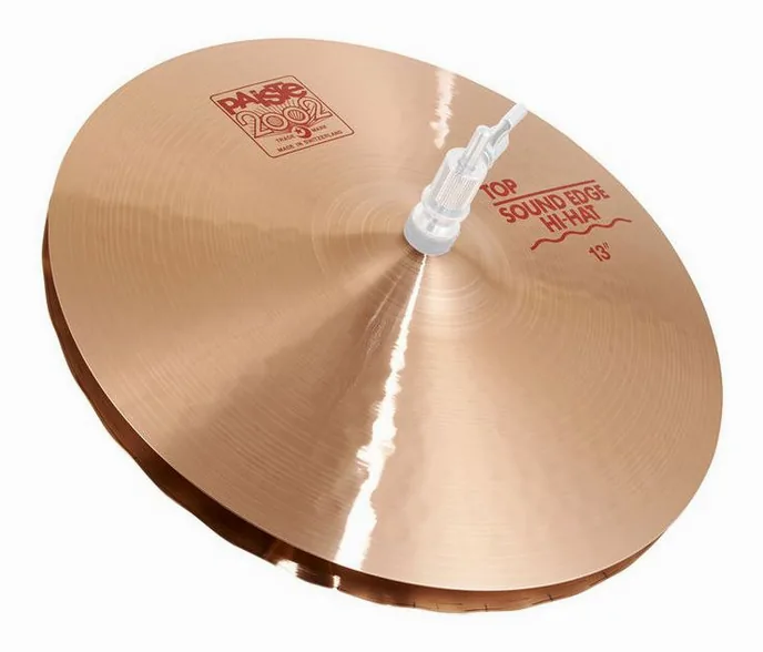 Paiste 2002 Classic 13" Sound Edge HH, de face sur fond neutre