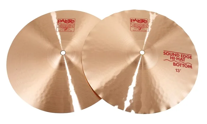 Paiste 2002 Classic 13" Sound Edge HH, vue de dessus, photo 2