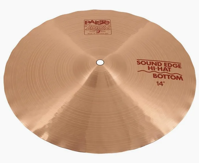Paiste 2002 Classic 14" SE Bottom, vue de près, de face