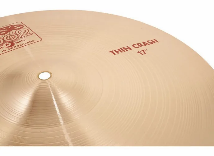 Paiste 2002 Classic 17" Thin Crash, vue de trois quarts, photo 4
