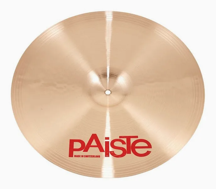 Paiste 2002 Classic 18" Power Crash, vue de profil, photo 2