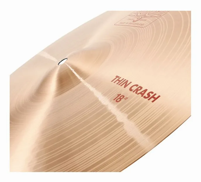 Paiste 2002 Classic 18" Thin Crash, vue de trois quarts, photo 3