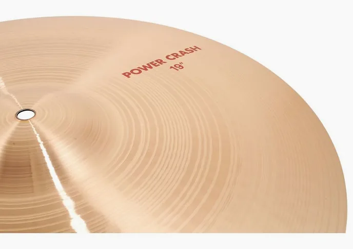 Paiste 2002 Classic 19" Power Crash, sur fond neutre, photo 4