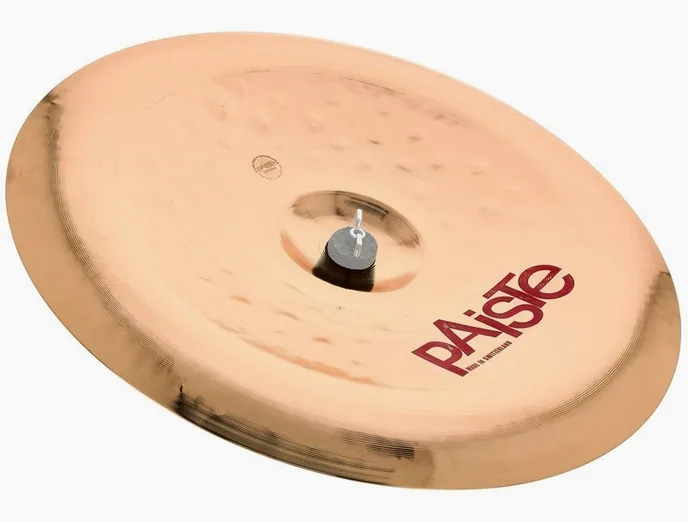 Paiste 2002 Classic 19" Wild China, de face sur fond neutre