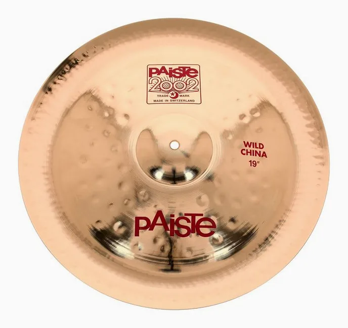 Paiste 2002 Classic 19" Wild China, vue de profil, photo 3