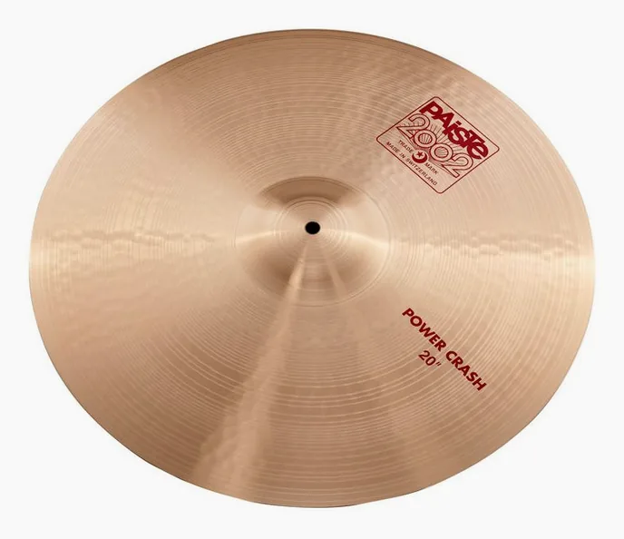 Paiste 2002 Classic 20" Power Crash, vue de face