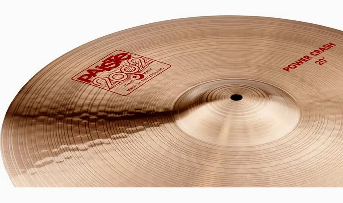 Paiste 2002 Classic 20" Power Crash, vue de trois quarts, photo 3
