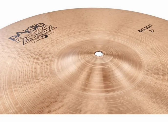 Paiste 21" 2002 Black Big Beat Cymbal, vue de près, photo 3
