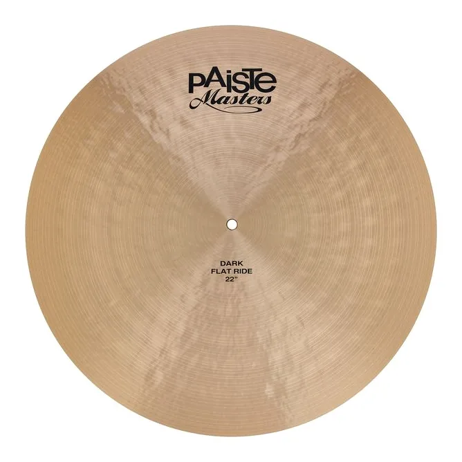 Paiste 22" Masters Dark Flatride, vue de dessus, photo 2