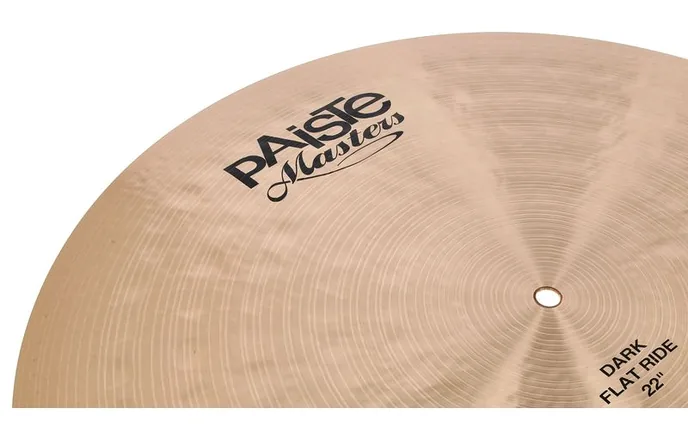 Paiste 22" Masters Dark Flatride, vue de face, photo 4