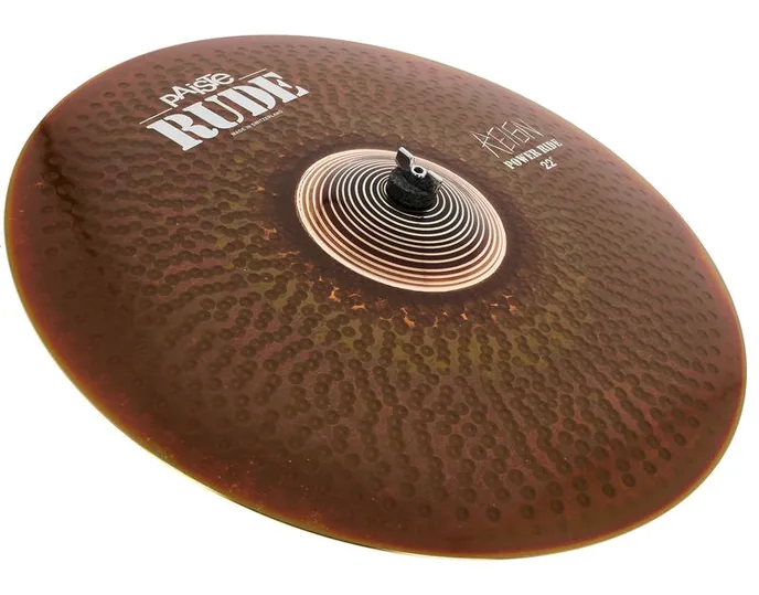 Paiste 22" Rude Power Ride The Reign, sur fond neutre