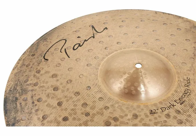 Paiste 22" Signature Dark Energy MK1, sur fond neutre, photo 3