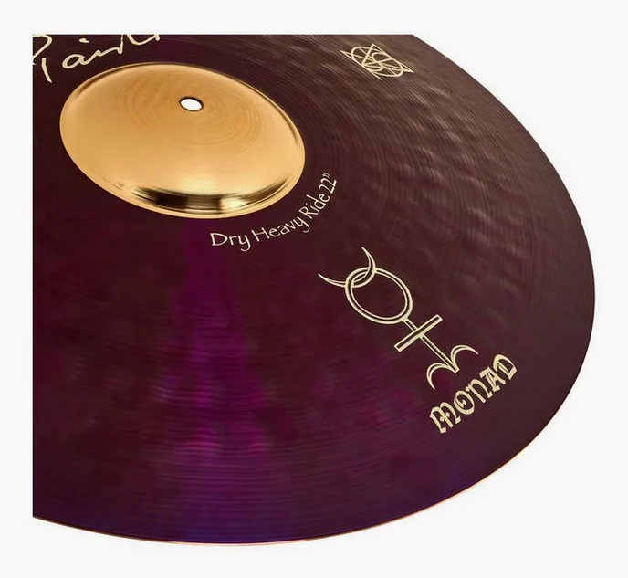 Paiste 22" Signature "Monad" Ride, vue de dessus, photo 4