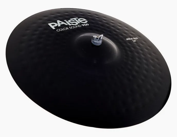 Paiste 24" 900 Color Mega Ride BK, de face sur fond neutre