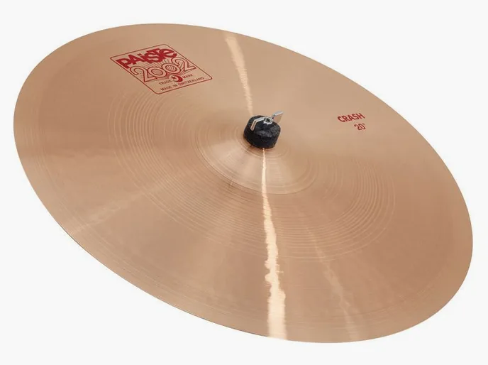 Paiste 2002 Classic 20" Crash, vue de près, de face