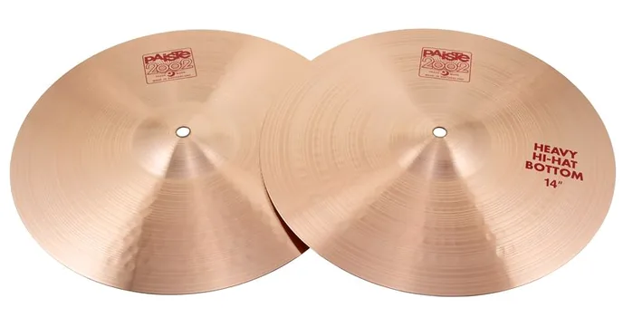 Paiste 2002 Classic 14" Heavy Hi-Hat, vue de face