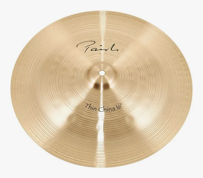 Paiste 16" Signature Thin China, vue de trois quarts, photo 2