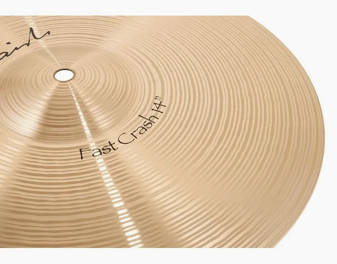 Paiste 14" Signature Fast Crash, vue de profil, photo 4