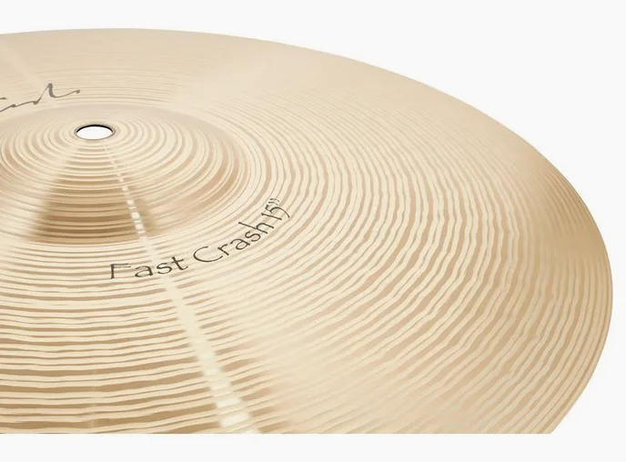 Paiste 15" Signature Fast Crash, vue de dessus, photo 4