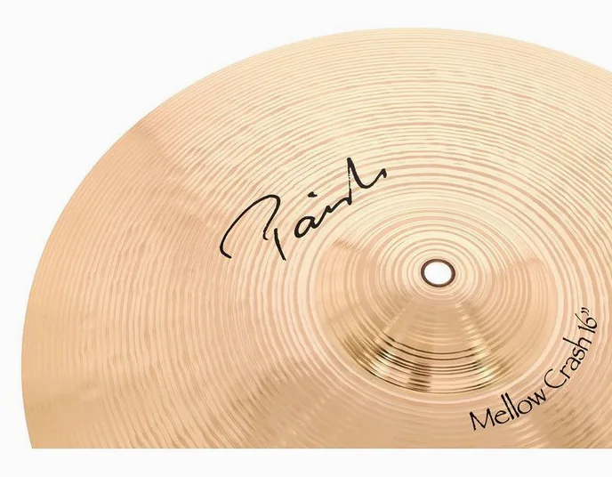 Paiste 16" Signature Mellow Crash, vue de face, photo 3